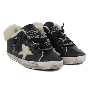 GOLDEN GOOSE SUPERSTAR SNEAKER BLACK/SHEARLING